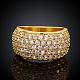 Classic Brass Cubic Zirconia Wide Band Rings for Women RJEW-BB08100-7G-2