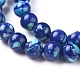 Natural Lapis Lazuli Beads Strands G-D0006-C07-8mm-3