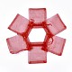 Rectangle rouge sachets d'emballage de bijoux de étirables X-T248A011-2