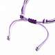 Bracelets tressés en cordon de polyester ciré BJEW-JB05663-01-3