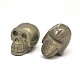 Skull Natural Pyrite Beads G-I128-04-2