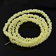Imitation Jade Electroplate Glass Beads Strands EGLA-F031-A09-3