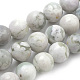 Natürliche Frieden Jade Perlen Stränge G-S259-25-6mm-1