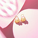 SHEGRACE Cute Pig Brass Hoop Earrings JE863A-6