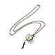 Ronde en alliage de montre de poche collier pendentif en quartz X-WACH-N011-07A-1