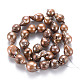 Hebras de perlas keshi de perlas barrocas naturales PEAR-S021-198A-02-2