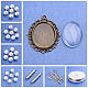 Collar de gargantilla de perlas multi-trenzado tutorial gratuito DIY-LC0019-01-2