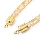 Realizzazione di braccialetti con maglie a catena in ottone DIY-B066-01G-01-2