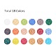 450g 18 colores 12/0 grado a cuentas de semillas de vidrio redondas SEED-JP0012-04-2mm-2