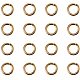 Pandahall elite alrededor de 490 pieza anillos de salto de latón cerrados pero sin soldar KK-PH0006-6mm-G-1