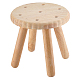 Holzscheit-Hocker&nbsp;AJEW-WH0596-917A-1