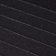 ヨーロッパスタイルの木製のベルベットのリングが表示されます  カウチ  スポンジで  ブラック  20.8x11x10cm RDIS-L001-13A-2