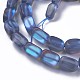Synthetic Moonstone Beads Strands GLAA-F090B-F-4