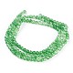 Spray Painted Glass Beads Strands GLAA-A038-B-45-2