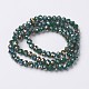 Electroplate Opaque Glass Beads Strands EGLA-A034-P6mm-S03-2