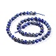 Chapelets de perles en lapis-lazuli naturel G-J385-F01-A-3