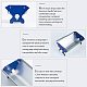 Olycraft emulsionatore scoop coater per serigrafia strumenti di rivestimento in lega di alluminio applicare fai da te - 18 cm (7 pollici) TOOL-WH0080-06B-3