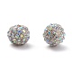 Alloy Rhinestone Beads RB-A034-10mm-A28S-1