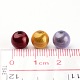 8 perles mm rond assortis acryliques couleur miracle se mélangent X-PB9284-4