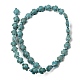 Chapelets de perles en turquoise synthétique&nbsp;G-E456-35D-8x10mm-3