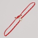 Bracelet tressé en perles de rocaille miyuki avec étoile ouverte BJEW-P269-31G-2