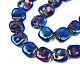 Electroplate Glass Beads Strand EGLA-S188-21-B01-3