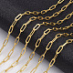 Brass Paperclip Chains X-CHC-S008-001A-G-3