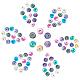 300 pièces 6 couleurs brins de perles de minerai naturel sunnyclue G-SC0001-37-1