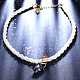 New Elegant Plastic Pearl Beaded Beaded Necklaces NJEW-BB15240-B-4