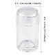 長方形のプラスチックビーズ保存容器  透明  14x16.7x5.4cm  約30個/箱 CON-Q025-05-5