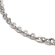 304 Stainless Steel Boston Link Chain Necklace BJEW-B072-05P-2