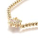 Adjustable Brass Cubic Zirconia Slider Bracelets BJEW-L652-12G-3