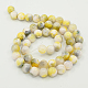 Natural Persian Jade Beads Strands G-D434-6mm-26-2