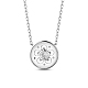Shegrace 925 collar con colgante de plata esterlina JN617B-2