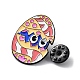 Easter Egg with Star Enamel Pins JEWB-Q040-01B-3