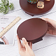 FINGERINSPIRE 2PCS Round Wood Display Stand (Brown ODIS-WH0027-044-3