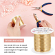 BENECREAT 26 Gauge/0.4mm 120m Jewelry Beading Wire Tarnish Resistant Copper Wire for Beading Wrapping and Other Jewelry Craft Making CWIR-BC0001-35B-LG-3