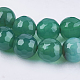 Natural Agate Round Beads Strand G-L084-6mm-M-3