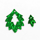 Орнамент аксессуары листьев пластиковые бусины блестка PVC-Q033-M-3