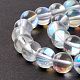 Synthetic Moonstone Beads Strands G-E573-02C-14-5