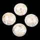 Натуральные белые бусины из ракушек SHEL-F007-16B-1