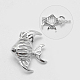 925 Sterling Silver Cage Pendants STER-I012-002P-2