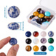 Fashewelry 24шт 12 стиля кабошоны из натуральных и синтетических драгоценных камней G-FW0001-05-8