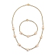 Ensembles de bijoux bracelets et colliers de perles SJEW-JS01112-1