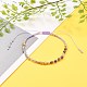 Adjustable Nylon Thread Braided Bead Bracelets BJEW-JB05593-04-5