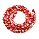 Round Millefiori Glass Beads Strands LK-P001-37-2