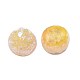 Electroplate Natural Druzy Crystal Cabochons G-L047-8mm-16-1
