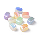 Placcatura uv luminosa perline acriliche iridescenti arcobaleno OACR-P016-05-2