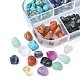 Набор для изготовления браслетов из натуральных и синтетических смешанных драгоценных камней DIY-FS0003-16-4