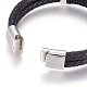 Leather Cord Bracelets BJEW-F349-10P-6
